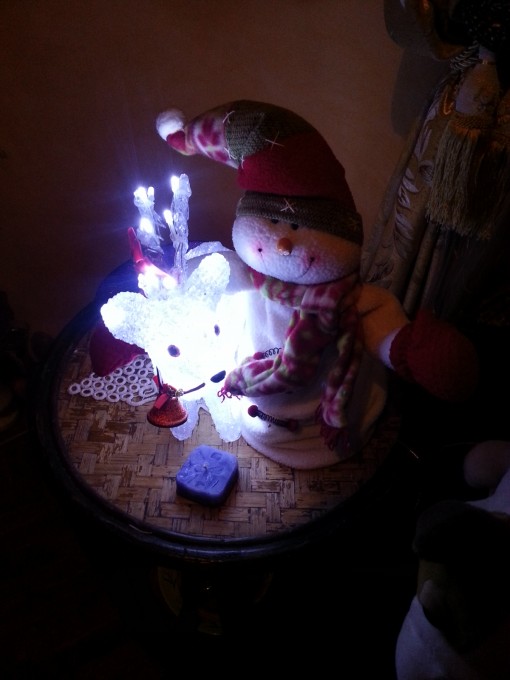 Snowman and deer @ creativemag.ro