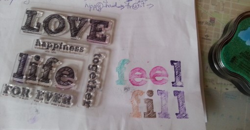 Play with stamps by Cristina Parus @ creativeMag.ro