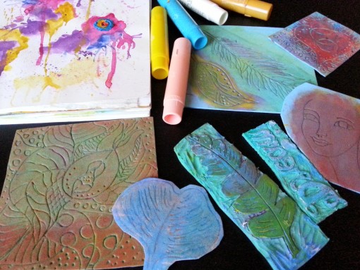 Handmade stamps by Cristina Parus @ CreativeMag.ro