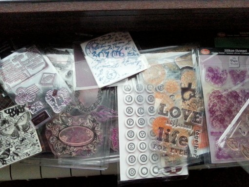 Art stamps by Cristina Parus @ creativemag.ro