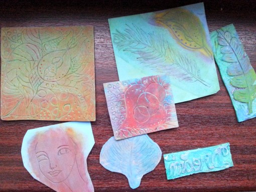 Handmade stamps by Cristina Parus @ CreativeMag.ro