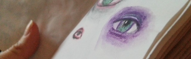 Sketching eyes - by Cristina Parus @ creativemag.ro