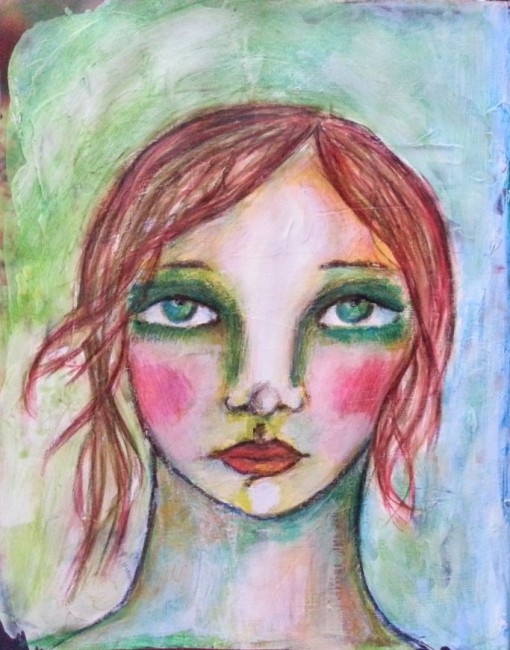 29 faces September 2015 - face #2 by Cristina Parus @ creativemag.ro