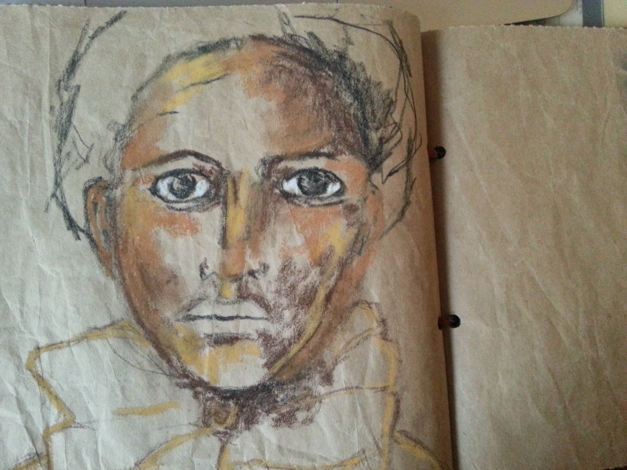 Soft pastel portrait by Cristina Parus @ creativemag.ro