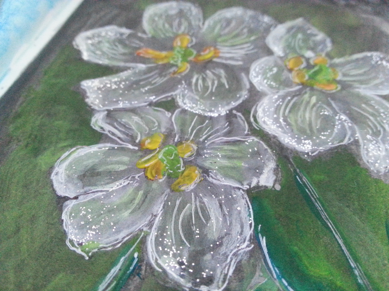 Skeleton flower turns transparent by Cristina Parus @ creativemag.ro