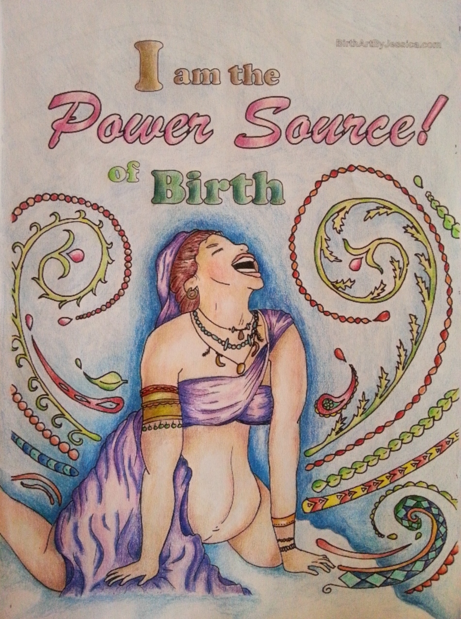 Celebrating Birth Coloring Book - Cristina Parus @ creativemag.ro