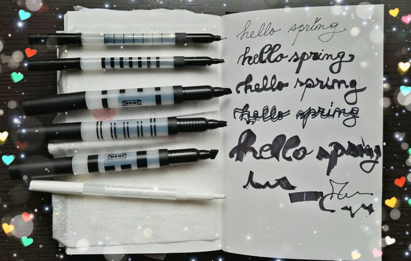 Ikea markers sample writing @ creativemag.ro