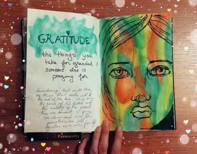 GRATITUDE - things that we take for granted, someone else is praying for. - page by Cristina Parus @ creativemag.ro