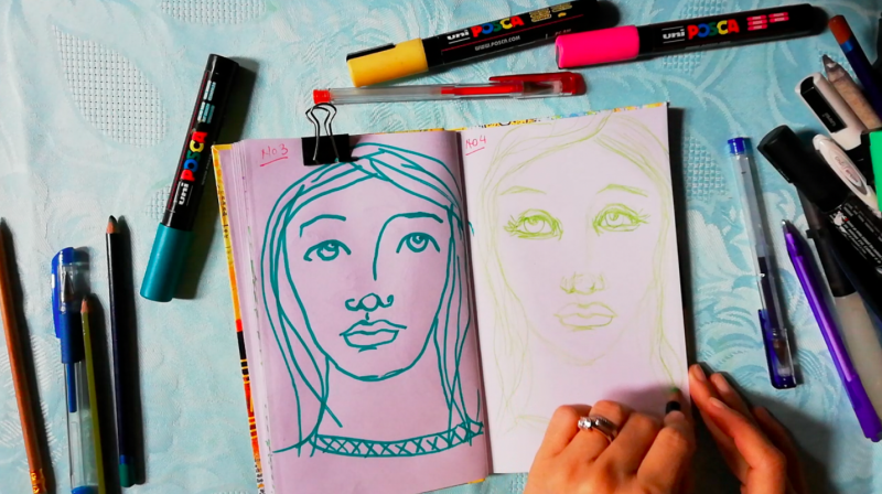 Drawing with your non-dominant hand